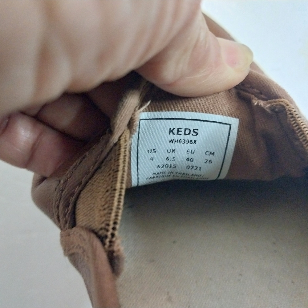 Keds Softerra Size 9 Brown Leather Slip-On Loafers. - Picture 11 of 11
